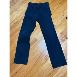 NYDJ Lift and Tuck black jeans 8 embellished pockets Straight let 96cotton4spand